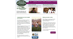 Desktop Screenshot of estateattorneyslaw.com