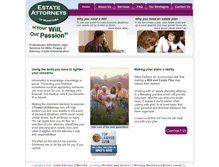 Tablet Screenshot of estateattorneyslaw.com